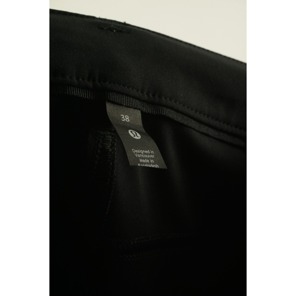 Lululemon ABC Classic Fit Warpstreme 5 Pocket Pants Men's 38 x 33 Black Woven - Picture 8 of 11